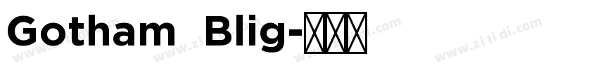 Gotham  Blig字体转换